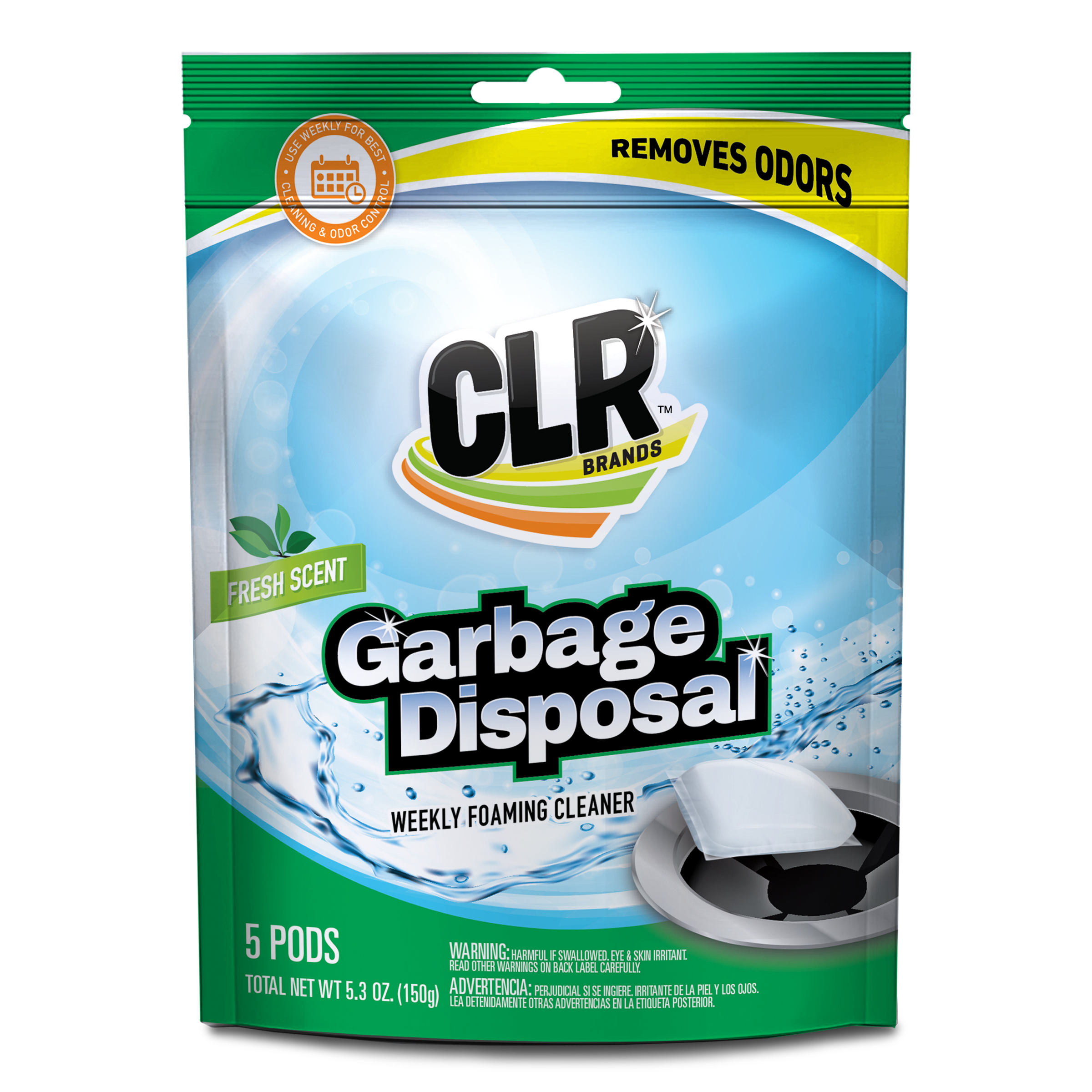 CLR Brands<sup>&reg;</sup> Garbage Disposal Cleaner package