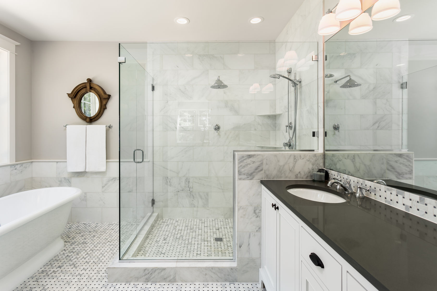 Perfectly Clean Glass Shower door